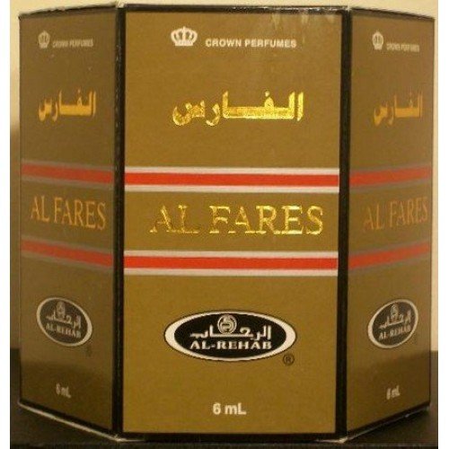 Al Fares - 6ml (.2oz) Roll-on Perfume Oil by Al-Rehab 6 pcs in one box etar Al Fares - 6ml (.2oz) Roll-on Perfume Oil by Al-Rehab 6 pcs in one box etar